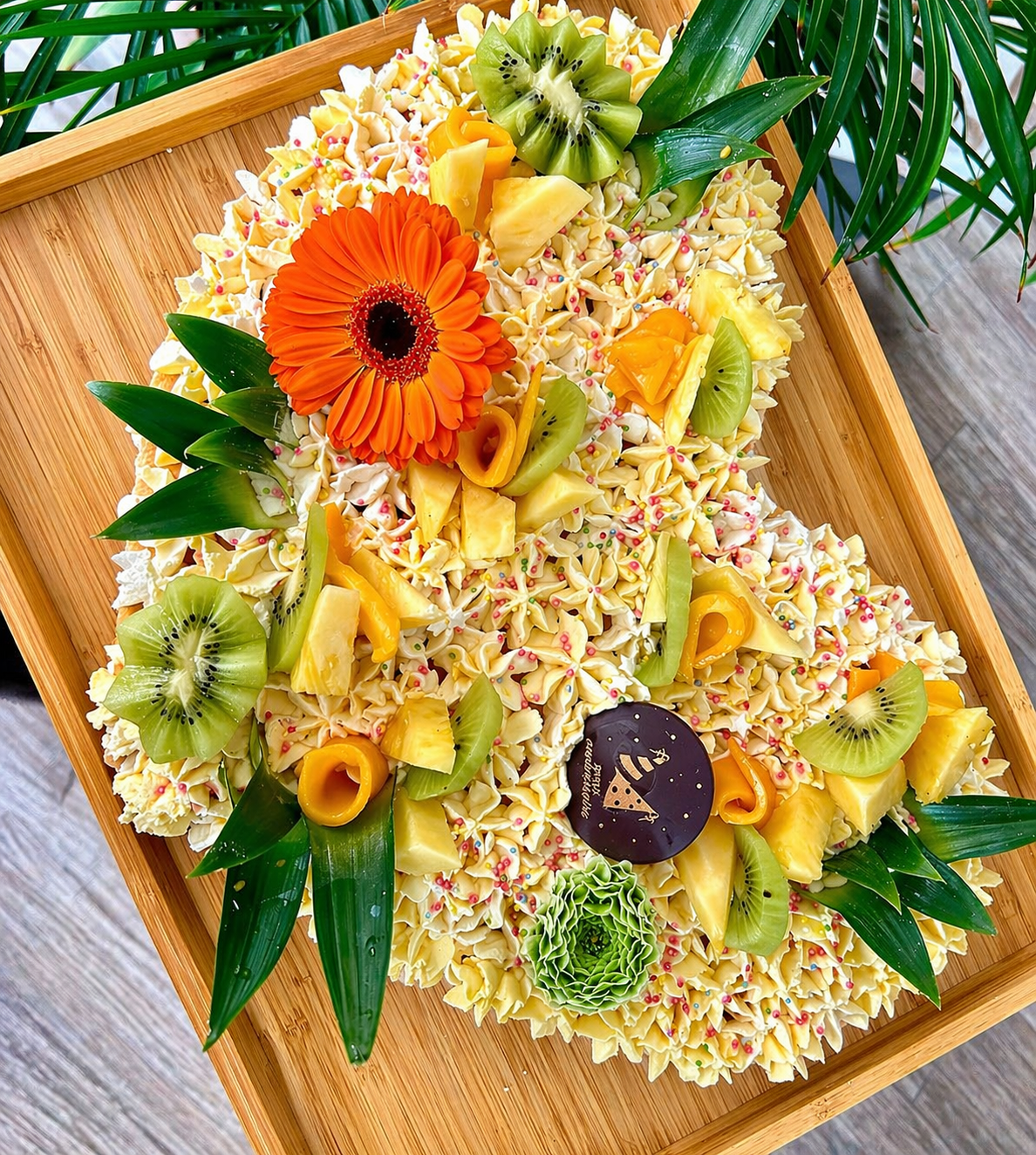 Number Cake tropical L'Aloé