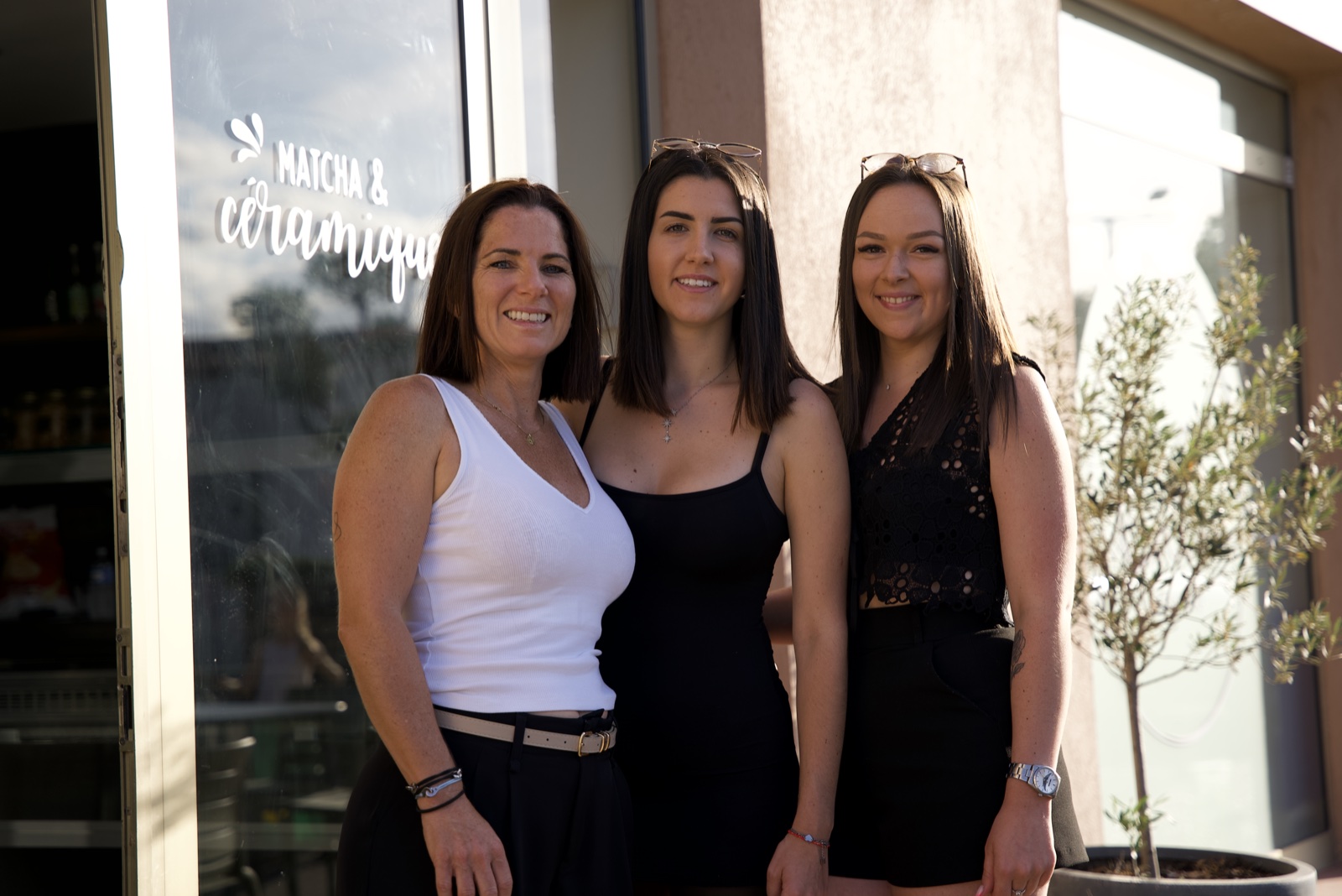 L'équipe de L'Aloé : Marie, Fiona et Pauline