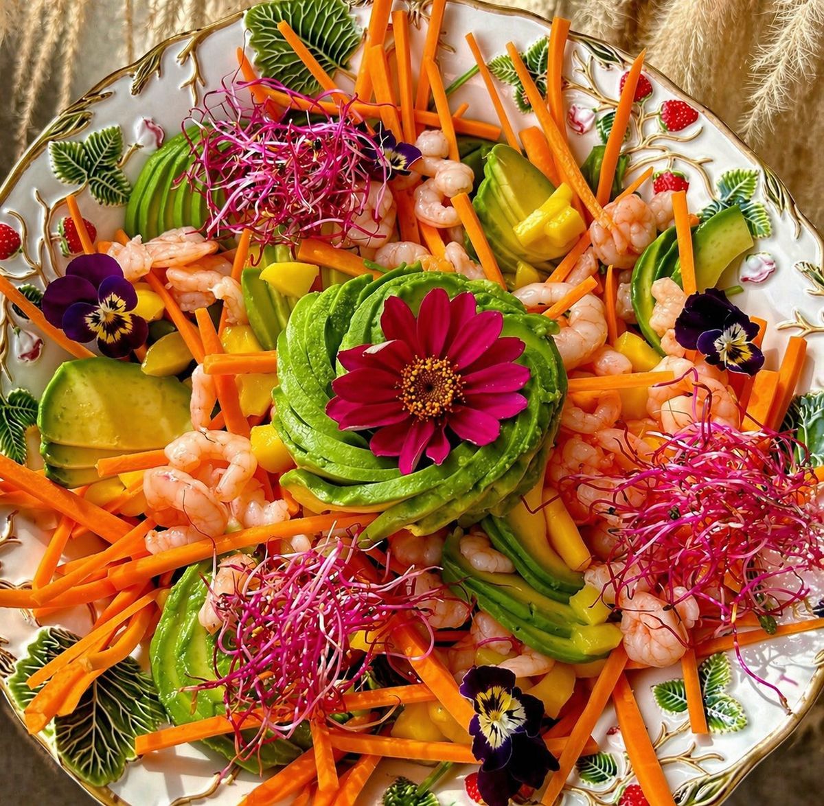 Salade créative - L'Aloé Montauroux